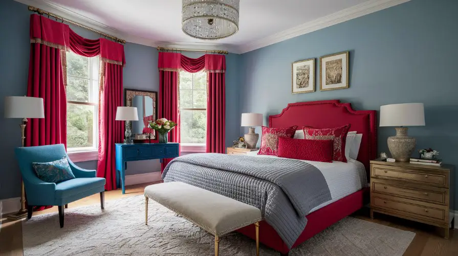 Match Your Upholstered Bed to Your Drapes