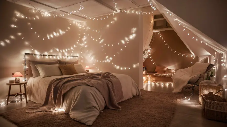 String Lights for Romantic Ambiance